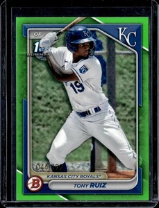 2024 Bowman Tony Ruiz Prospects Neon Green 044/399 1st Bowman - Picture 1 of 2