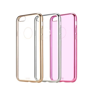 Ultradünne Hybrid Metallic Gummi Weich PTU Cover Case für Apple iPhone 6 6s Plus - Bild 1 von 15