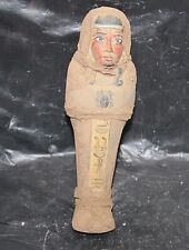 Unique Ancient Egyptian Ushabti Shabti With Fly Scarab Mummified Statue
