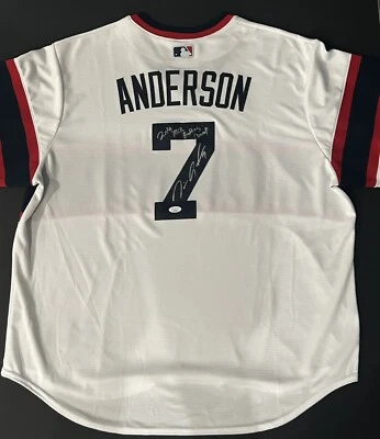 Tim Anderson Signed Chicago White Sox Jersey (JSA) 2019 A.L. Batting Champ Ins - Image 1 of 2