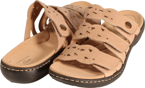 Sandali da donna Clarks Laurieann Echo sabbia pelle Stati Uniti taglia 11 M