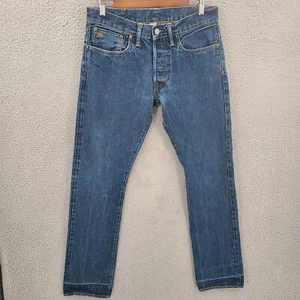 RRL Double RL Jeans Mens 32x32 (Actual 31x32) Blue Slim Fit Japanese Selvedge - Picture 1 of 16