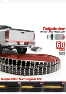 Tailgate Strip 60" TRIPLE LED Turn Signal-Brake-Reverse F-150/F-250 - Picture 1 of 7