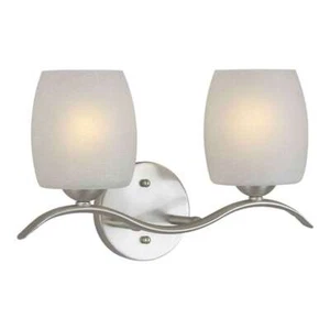 Forte Lighting 2 Light Bathroom Vanity Light in Brushed Nickel - 5251-02-55 - Picture 1 of 1