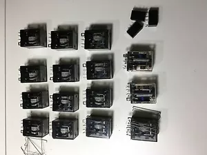 Omron LY2 8 Pin Relay 24 VDC Used Lot of 13 PCS + 2 frl-263 - Picture 1 of 1