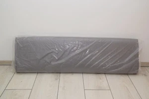 Seitenpolster für Jugendbett Loop von Rudolf-Möbel in Webstoff grau Länge 107cm - Bild 1 von 3