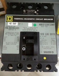 Square D FAL360401021 Interruptor De Circuito Industrial 40 AMP 3 Polos - Bild 1 von 2