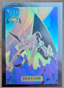 1991 IMPEL DC COSMIC CARDS SERIES 1 HAWKMAN HOLOGRAM DCH-6 CARD - Picture 1 of 2