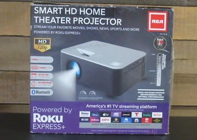 RCA Roku Smart Home Theater Projector - RPJ133-B - Image 1 of 3