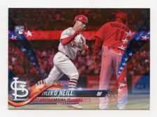 2018 Topps Update Independence Day /76 Tyler O'Neill RC #US218 Rookie Card