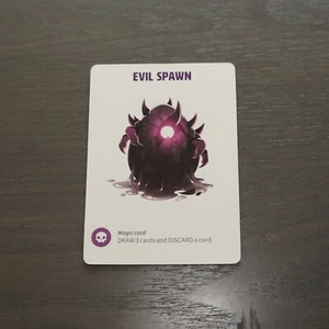 Tic Tac K.O. Cute vs Evil | Tarjeta mágica malvada Evil Spawn | Pieza de juego de repuesto - Imagen 1 de 6