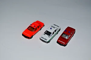 Herpa Modelle Einsatzfahrzeuge, Konvolut Feuerwehr und Polizei gebraucht - Bild 1 von 3