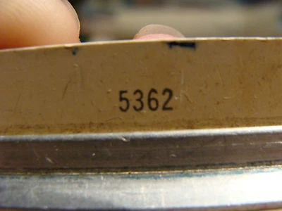 Vintage TRIANGULAR RULER: #5362 no name chipped end,  scales in description  - Image 1 of 4
