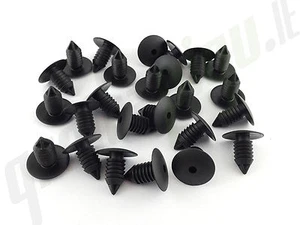 Tannenbaum Zierleisten Clips 9 - 9,5 mm, Kopf 23 mm Bogeneinlage Gummidichtung Halter - Bild 1 von 3