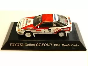 WOW EXTREMADAMENTE RARO Toyota Celica ST165 GT4 2 Sainz M.Carlo 1990 1:64 cm Kyosho - Imagen 1 de 3