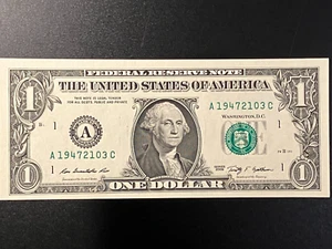 2009 $1 CU Birthday Note March 21st 1947 Cool Note!! - Picture 1 of 2