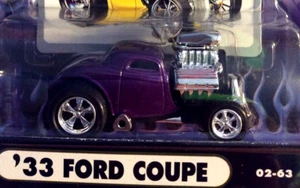 MUSCLE MACHINES 1933 FORD COUPE - 1/64 - 33 STREET ROD - - Picture 1 of 2