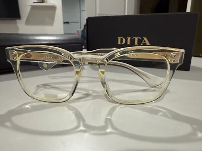 BRAND-NEW AUTHENTIC Dita Mann DTX102 Crystal Clear Eyeglasses SIZE 49-22-150 - Image 1 of 4