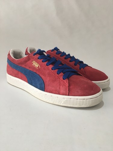 Scarpe da ginnastica Puma scamosciate uomo taglia 7 rosa marina casual sportive