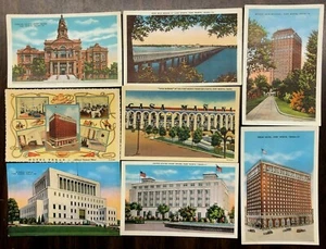 # T3275 FORT WORTH, TX. POSTCARD LOT, 8 DIF. CARDS - Picture 1 of 2