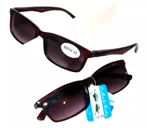 2 Paar Herren Bifokaltönung Lesebrille Power + 1,25 Classic Wafarer Sun Leser - Bild 1 von 5