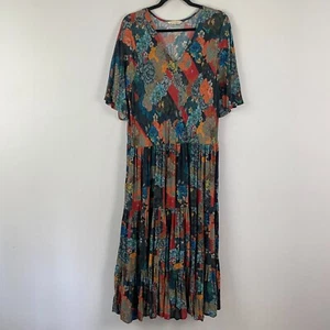 Soft Surroundings Mirabelle Floral Romantic Artsy Boho Tiered Maxi Dress Size 2X - Picture 1 of 10