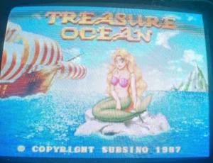1987 TREASURE OCEAN PCB SUBSINO + JAMMA CONNECTOR - Picture 1 of 6