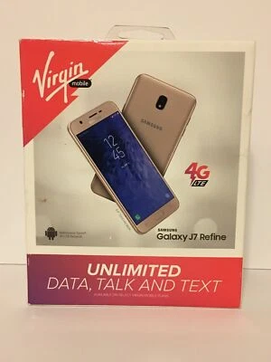 BRAND NEW VIRGIN MOBILE SAMSUNG J7 REFINE 5.5" 32GB PREPAID FACTORY SEALED  - Image 1 of 2