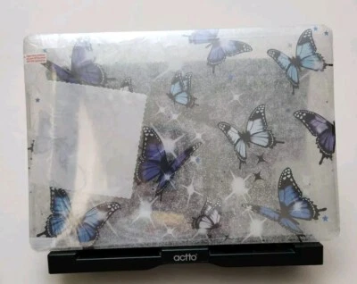 Butterfly Hard Shell Laptop Case New Pro 13.3”, keypad cover, screen protector. - Image 1 of 4