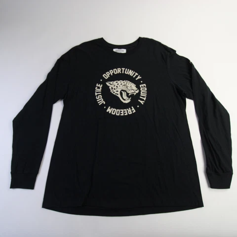 Jacksonville Jaguars Nike NFL On Field Apparel Long Sleeve Shirt Men's Used Cover