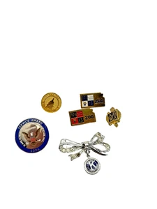 Vintage Award & Club Pin Lot – Kiwanis, Bpa, Ana-Pac, Abwa, Service Pins - Picture 1 of 15
