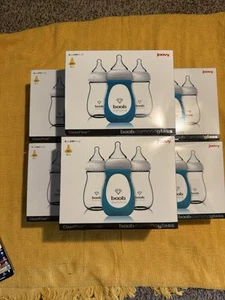 New joovy Boob Diamond Clean Flow Bottle Set (3) 8oz Bottles 3mo+ - Picture 1 of 3