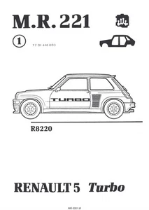 MANUAL TALLER REVISIÓN REPARACIÓN PDF RENAULT 5 TURBO - Imagen 1 de 1