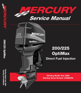 Manual de servicio Mercury Optimax 200 225 | 2000-2010 | USB y enlace - Imagen 1 de 9
