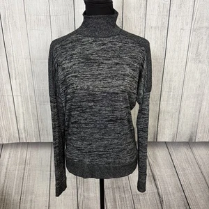 Rag & Bone Women's XS Heather Gray Stretch Fabric Lightweight Mock Neck Sweater - Picture 1 of 6