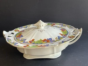 Alfred Meakin England Handled Lidded Serving Bowl Early Century - Bild 1 von 7