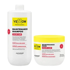 ALFAPARF Yellow Kit Color Care Maintenance Shampoo 1000ml + Mask 500ml - Imagen 1 de 1