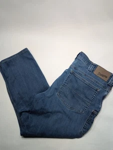 Pantalones de mezclilla Duluth Ballroom doble flexible para hombre 38 x 27 calce ceñido elástico ropa de trabajo pantalones - Imagen 1 de 12