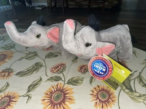 Pair Plush Gray Elephants  Ringling Brothers Barnum & Bailey Circus  1 w/tags 09 - Picture 1 of 18