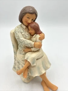 Jim Shore Dolcezza Corre In Famiglia Nonna Con Bambino - Foto 1 di 12