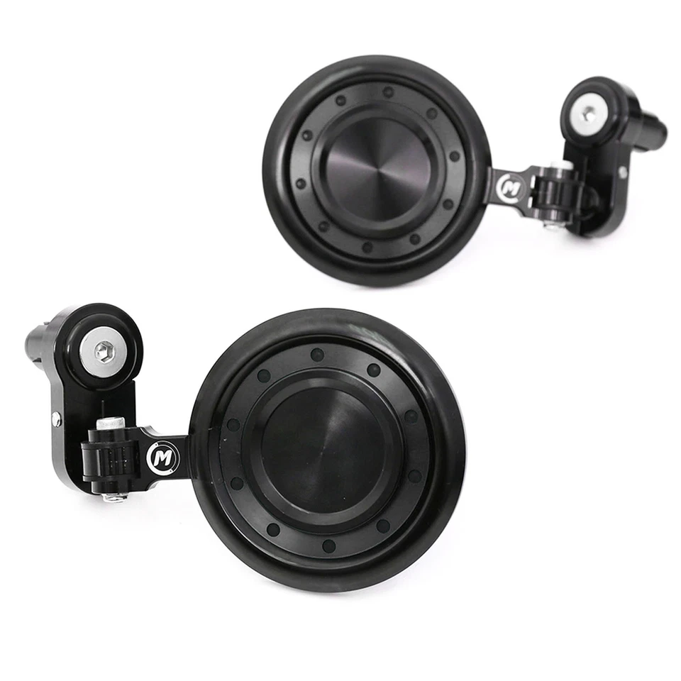 BLACK REACTOR Motorcycle Bar End Mirrors For Suzuki SFV 650 Gladius 2009-2017 Foto 1 de 4