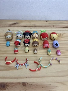 Lotto 17 figurine Disney Tsum Tsum in vinile + accessori. Piccolo, medio, grande. - Foto 1 di 3