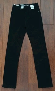 Womens Levis 724 Black Jeans High Rise Slim Straight Leg Premium W26 L30 - BNWT - Picture 1 of 16