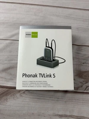 Paquete Phonak ComPilot y TVLink S conexión inalámbrica de TV y control remoto Foto 1 de 4