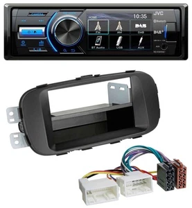 JVC Bluetooth MP3 USB DAB Autoradio für Kia Soul (PS ab 2014) schwarz - Bild 1 von 9