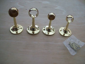 2 Größen MESSING HANDTUCHHALTER STANGENENDE MITTELWINKEL - Bild 1 von 6