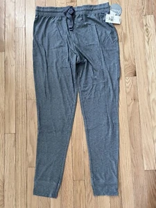Jaclyn Intimates Womens Yummy Jogger Pajama/Lounge Pants-Gray-Large - Picture 1 of 3