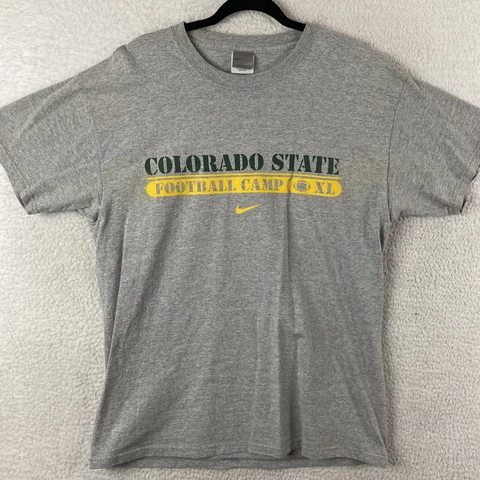 VTG Colorado State Football Camp Nike Made in USA Gray University College Cover