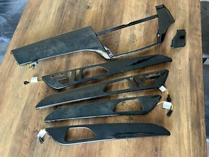 Mercedes GLE GLS W166 X166 OEM Interior Poplar Wood Trim SET w Ambient Lighting - Foto 1 di 19