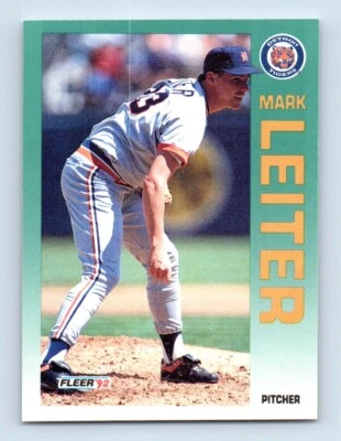 1992 Fleer Mark Leiter Detroit Tigers #140 - Image 1 of 2